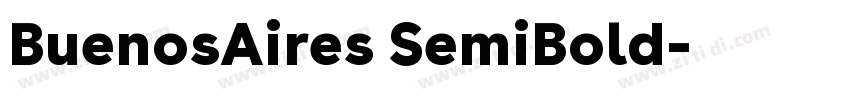 BuenosAires SemiBold字体转换 BuenosAires SemiBold字体转换